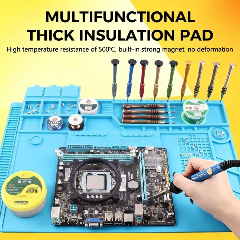 Electronics Repair Mat - Magnetic Anti Static Silicone Soldering Mat