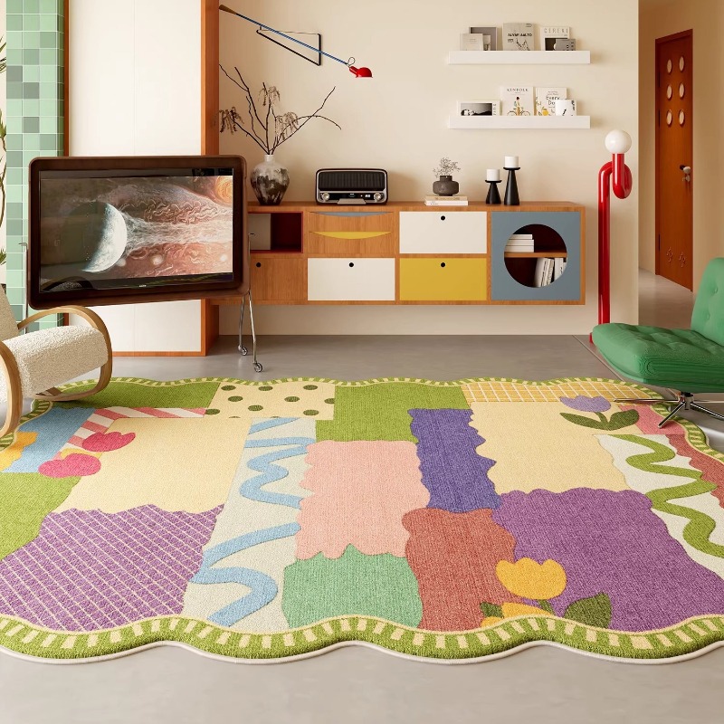 Electronics Repair Desk - Abstract Dopamine Living Room Carpet Cartoon