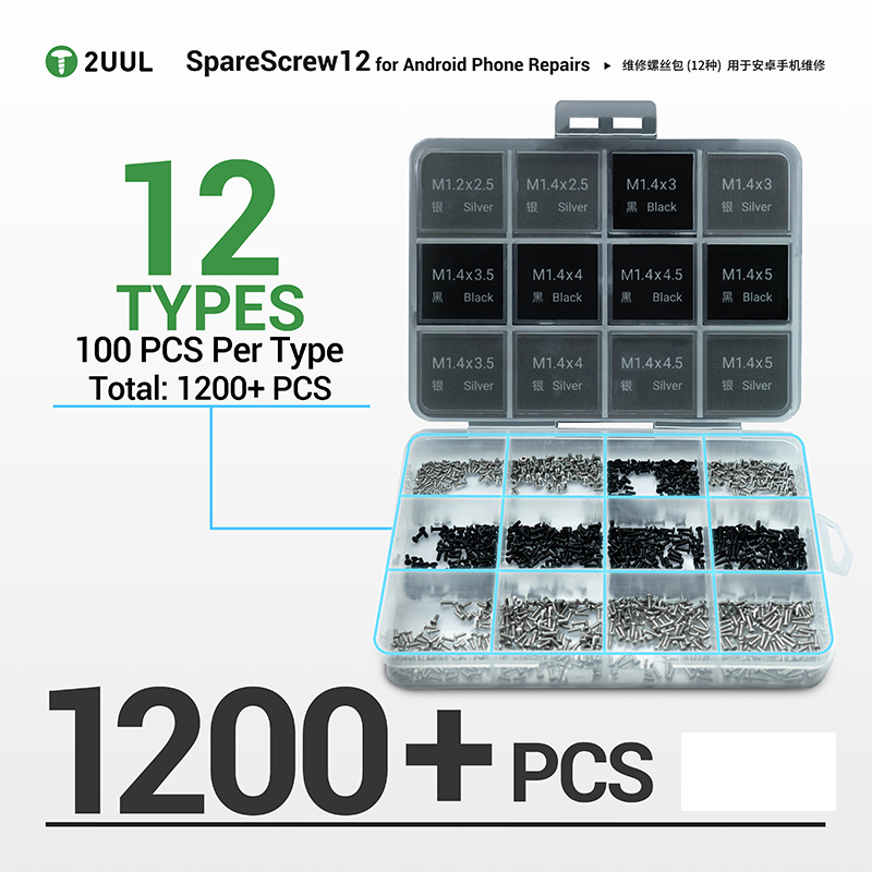 Electronics Repair Service - 2UUL SC12 SpareScrew 12 for Android