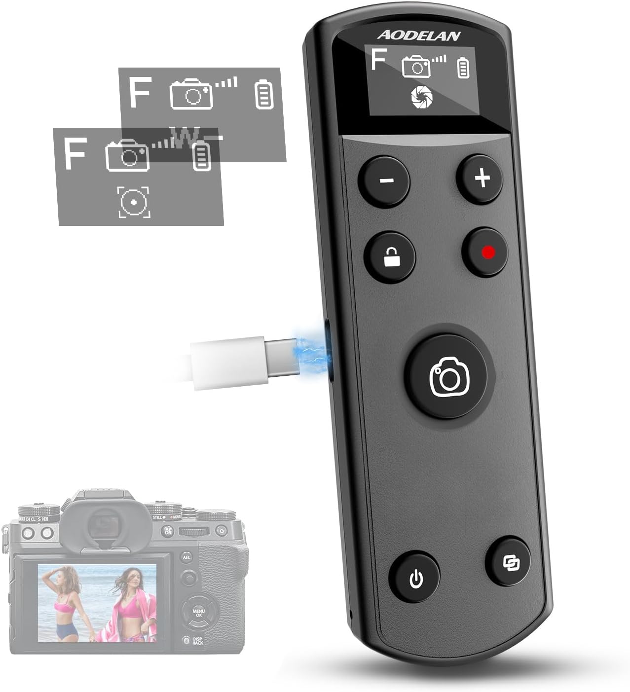 Black USB-C Rechargeable Remot - Fujifilm Camera X-T5 recension och pris