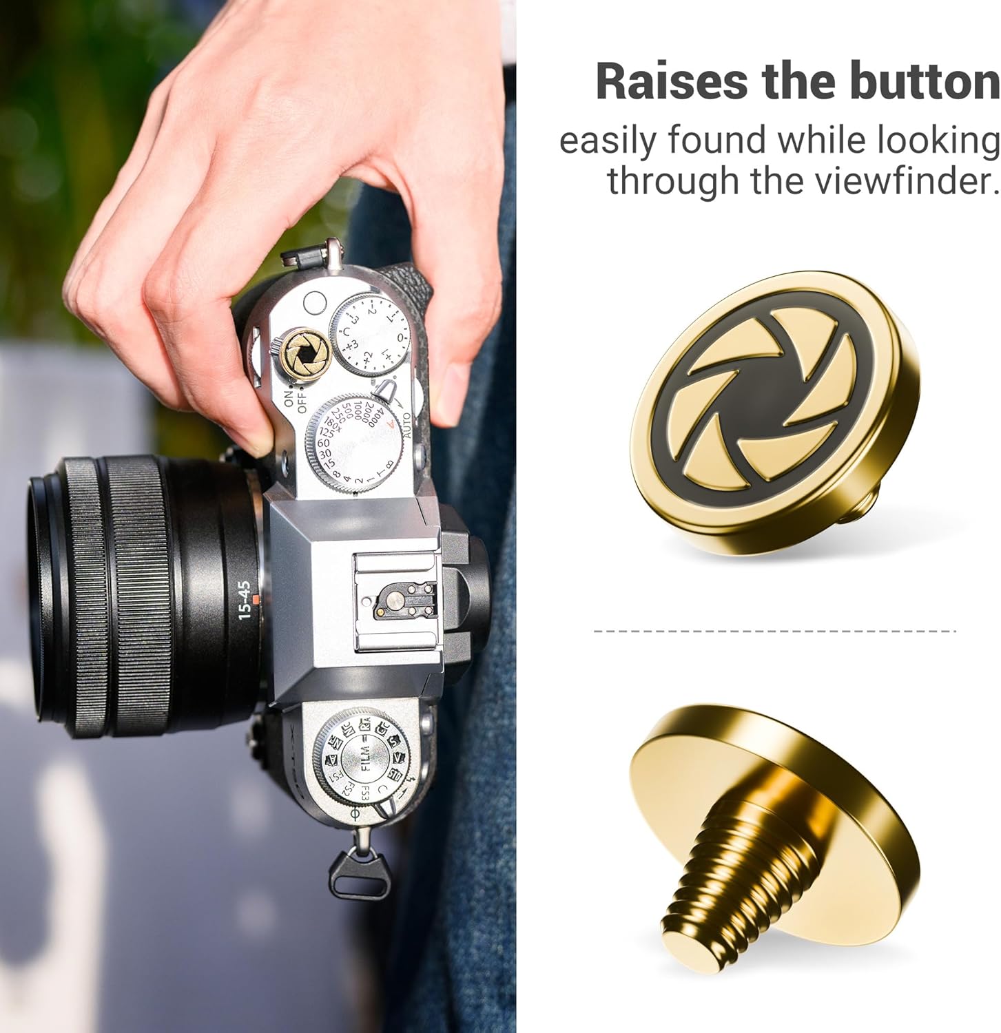 JJC Camera Shutter Button for  - Fujifilm Camera X-T5 recension och pris