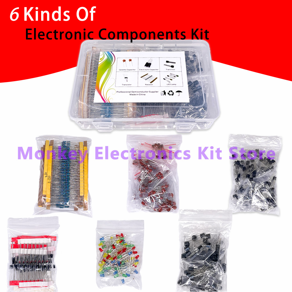 6 kinds components kit resista - Electronics Repair Center recension och pris