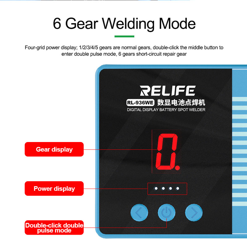 RL-936WE Digital Display Batte - Electronics Repair Service recension och pris