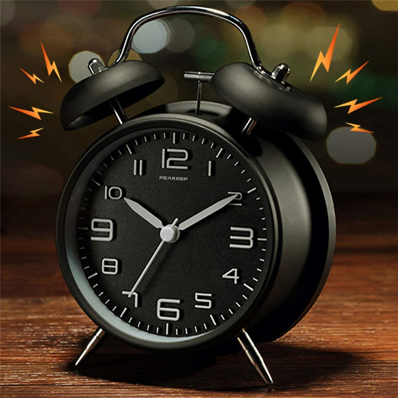 4 Inch Twin Bell Loud Alarm Cl - Electronics Repair Desk recension och pris