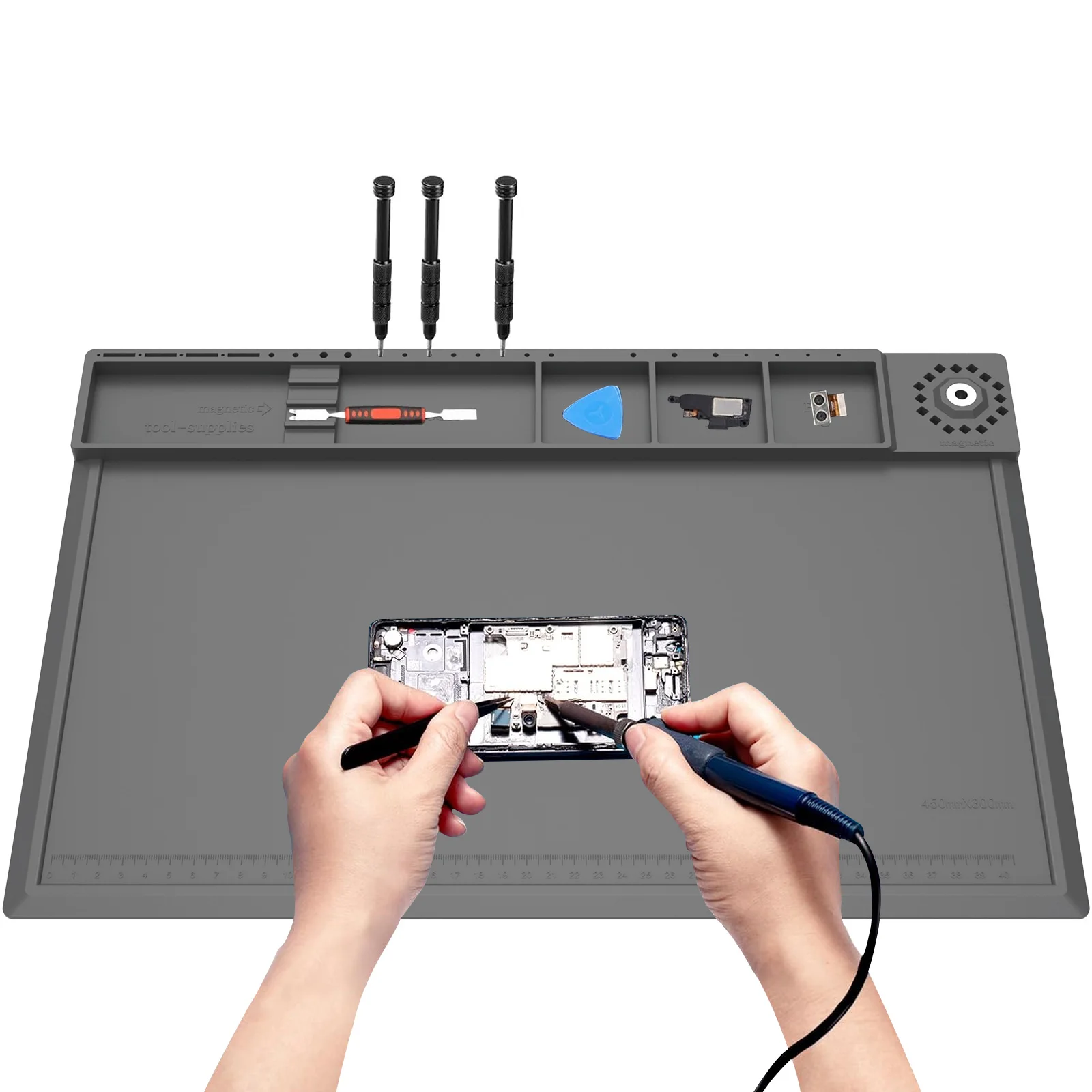 Soldering Station Mat Silicone - Electronics Repair Mat recension och pris