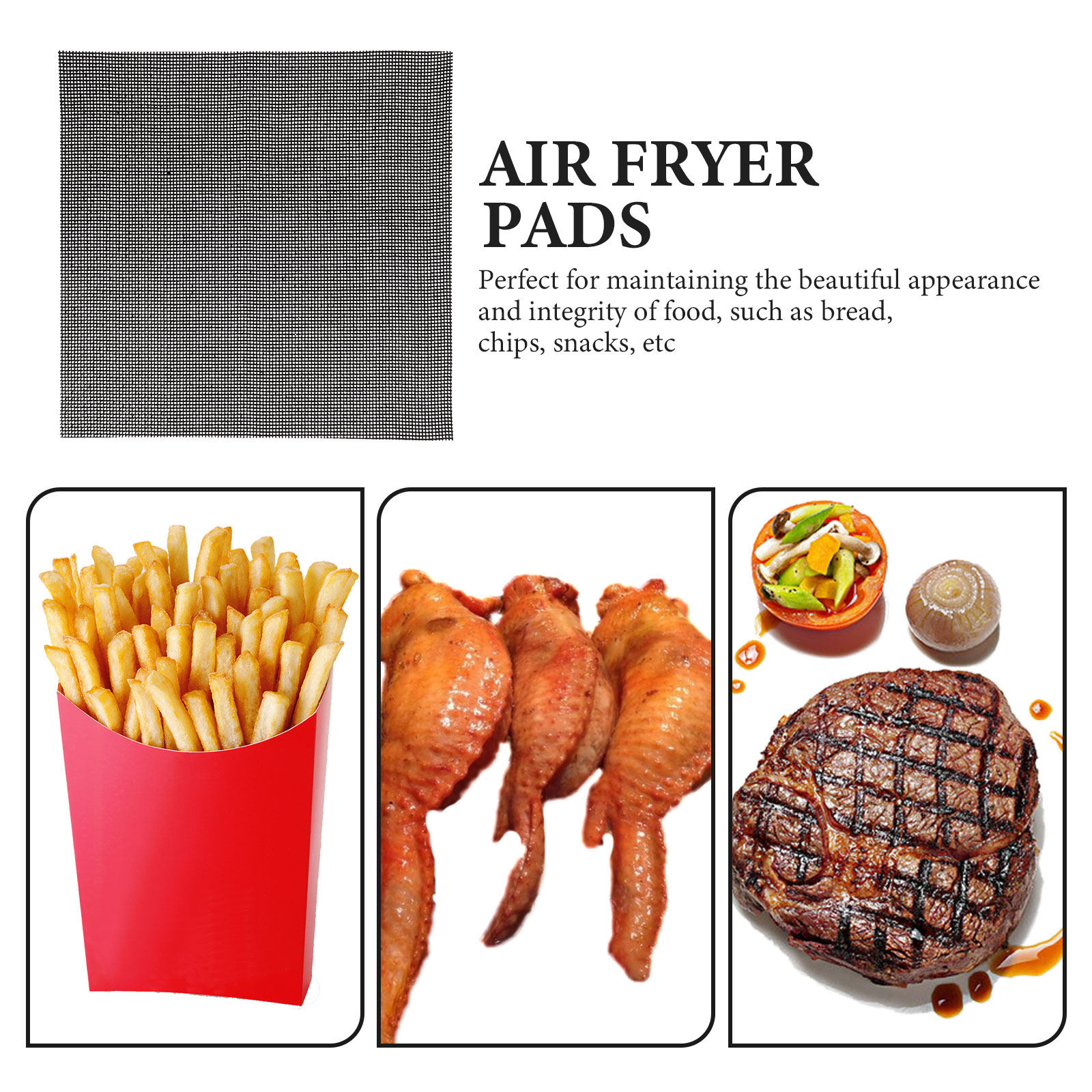 4Pcs Air Fryer Silicone Pads N - Heat Mat Silicone recension och pris