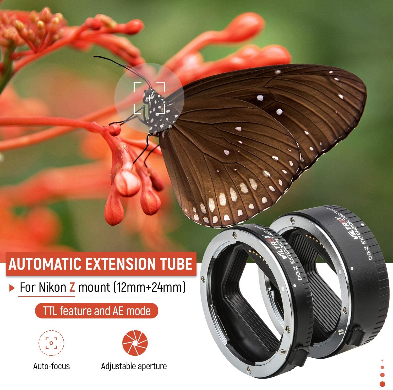 Viltrox DG-Z Auto Focus AF Mac - Nikon Camera Z50 recension och pris