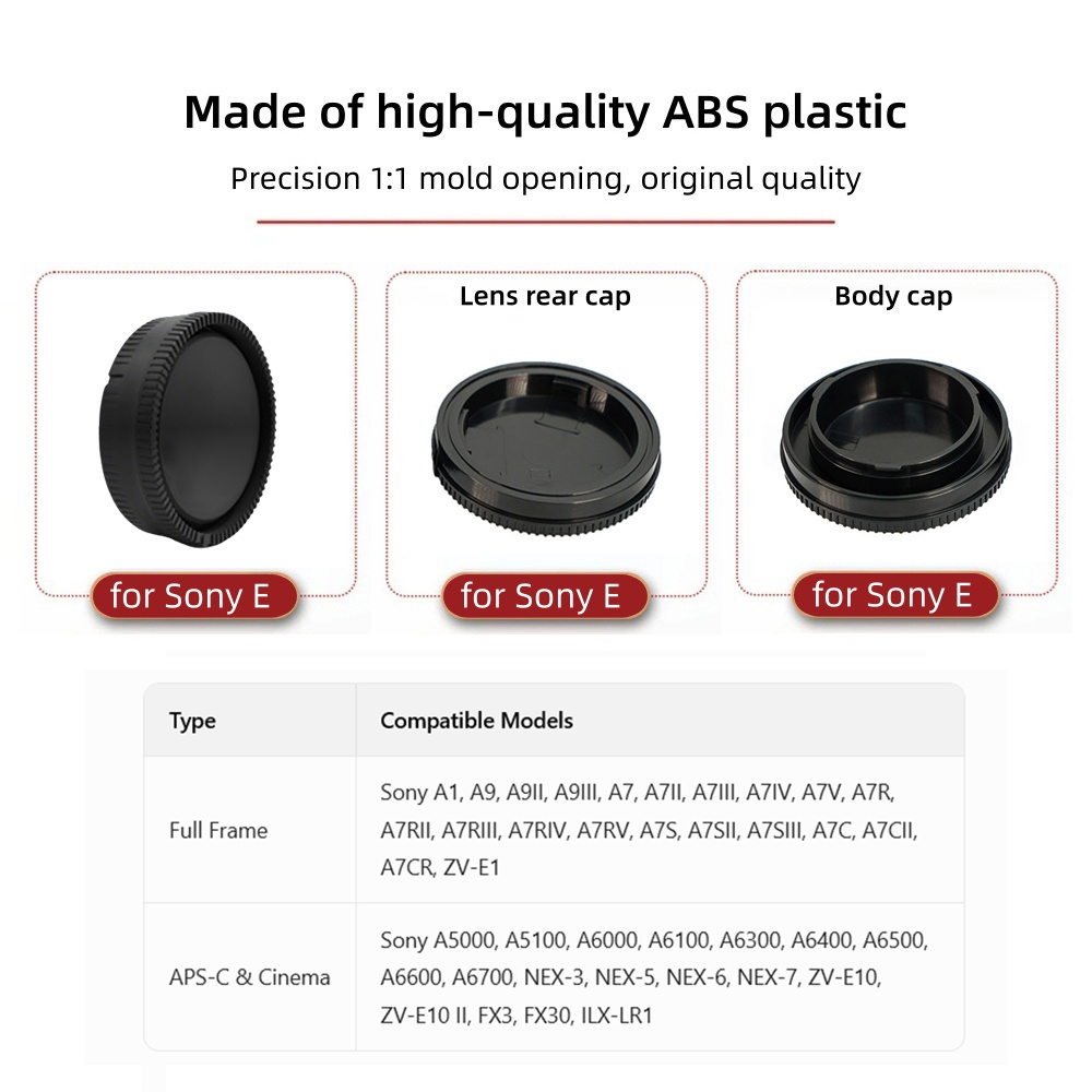 Camera Body Cover Lens Rear Ca - Sony Camera Zv-E10 recension och pris