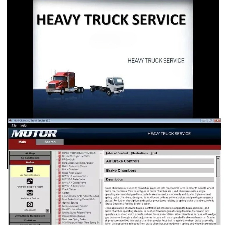 MOTOR Heavy Truck Service V19  - Electronics Repair Service recension och pris